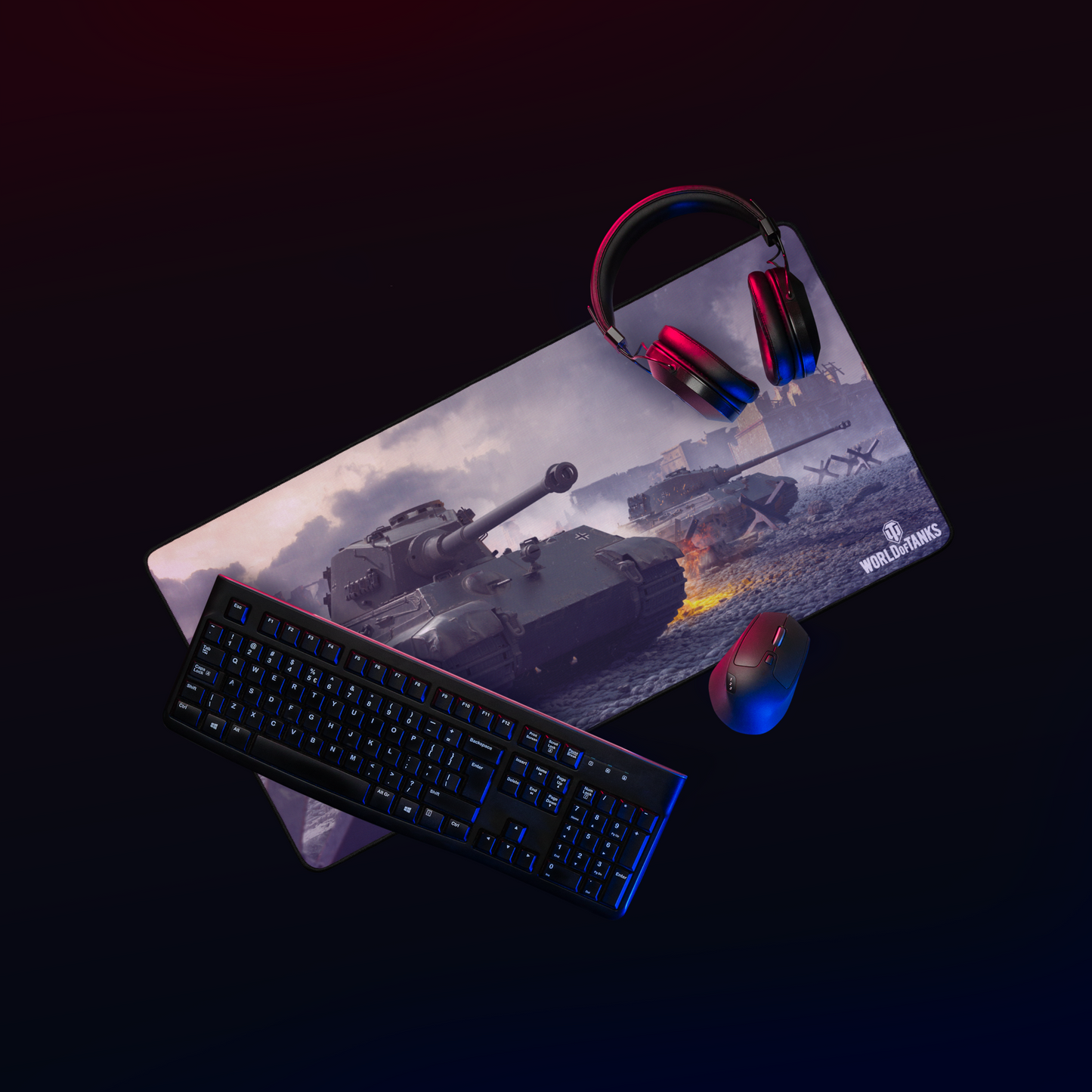 WoT TankFest 2025 Tiger II Hedgehogs Mousepad