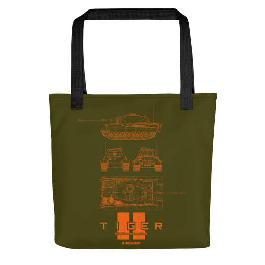 WoT Tiger II Blueprint Tote