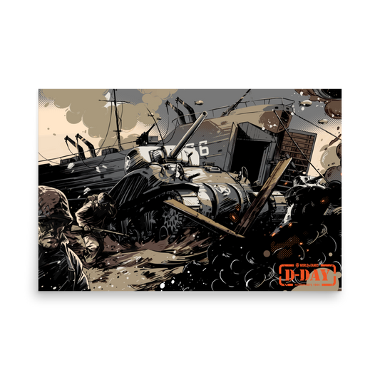 WoT D-Day Fury Storm Poster