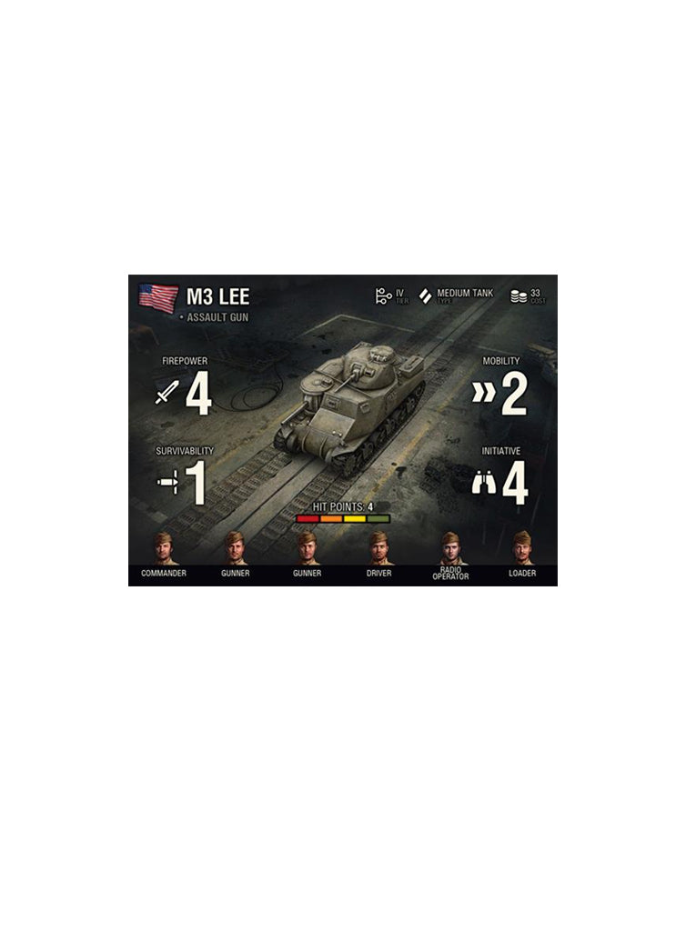 World of Tanks Miniatures Game - Expansion Pack M3 Lee