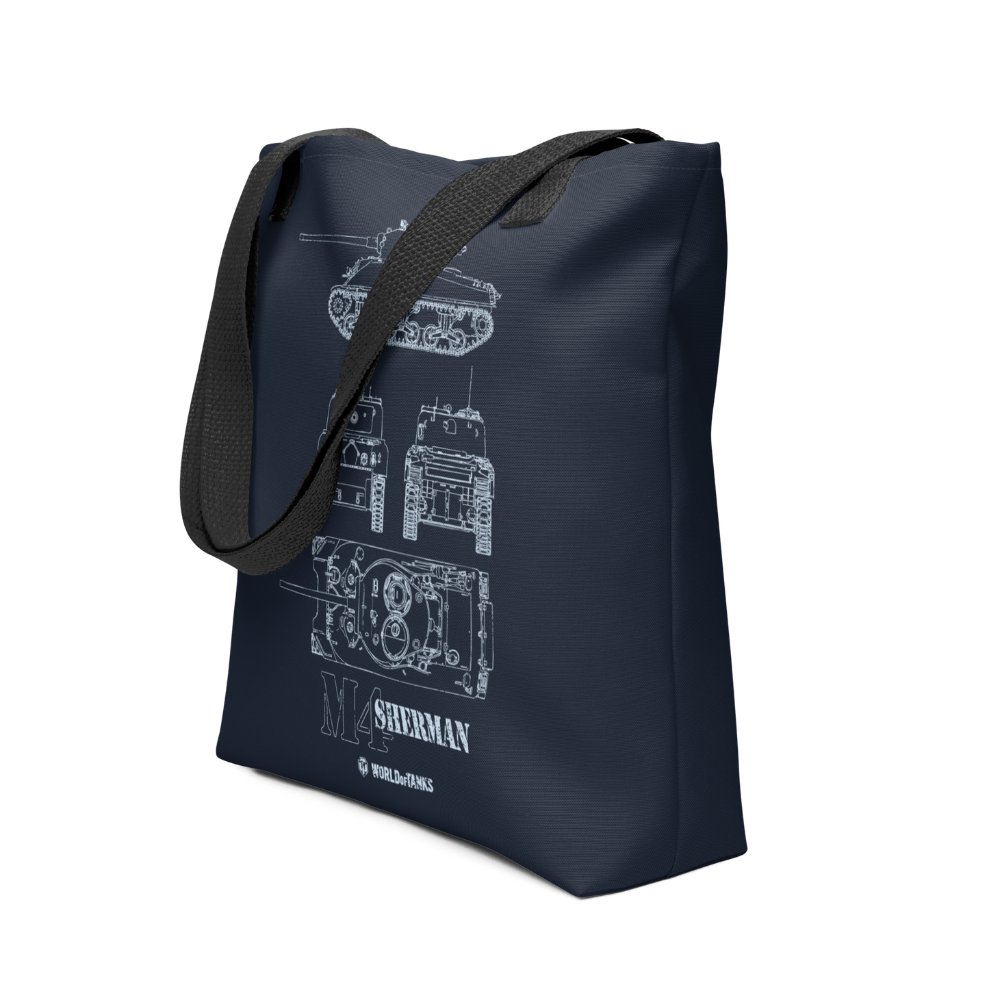WoT M4 Sherman Blueprint Tote