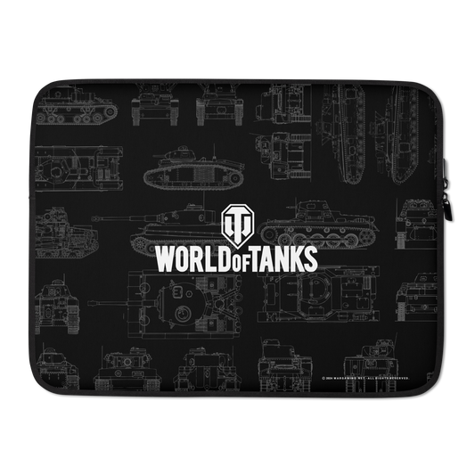 WoT Blueprints Laptop Sleeve