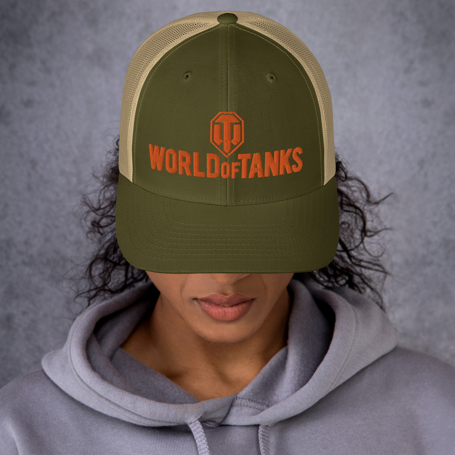 WoT Mark Trucker Cap [Khaki/Moss]