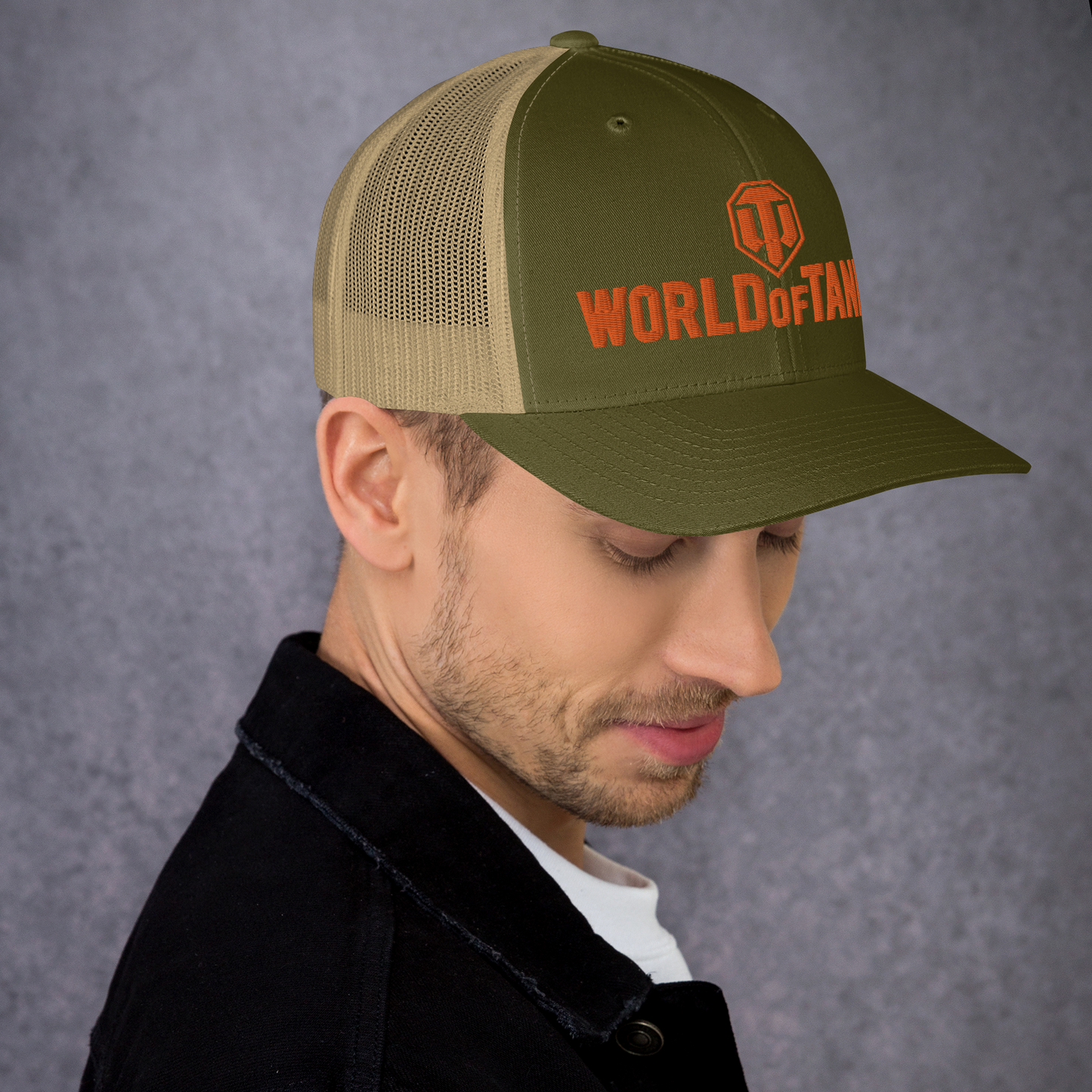 WoT Mark Trucker Cap [Khaki/Moss]