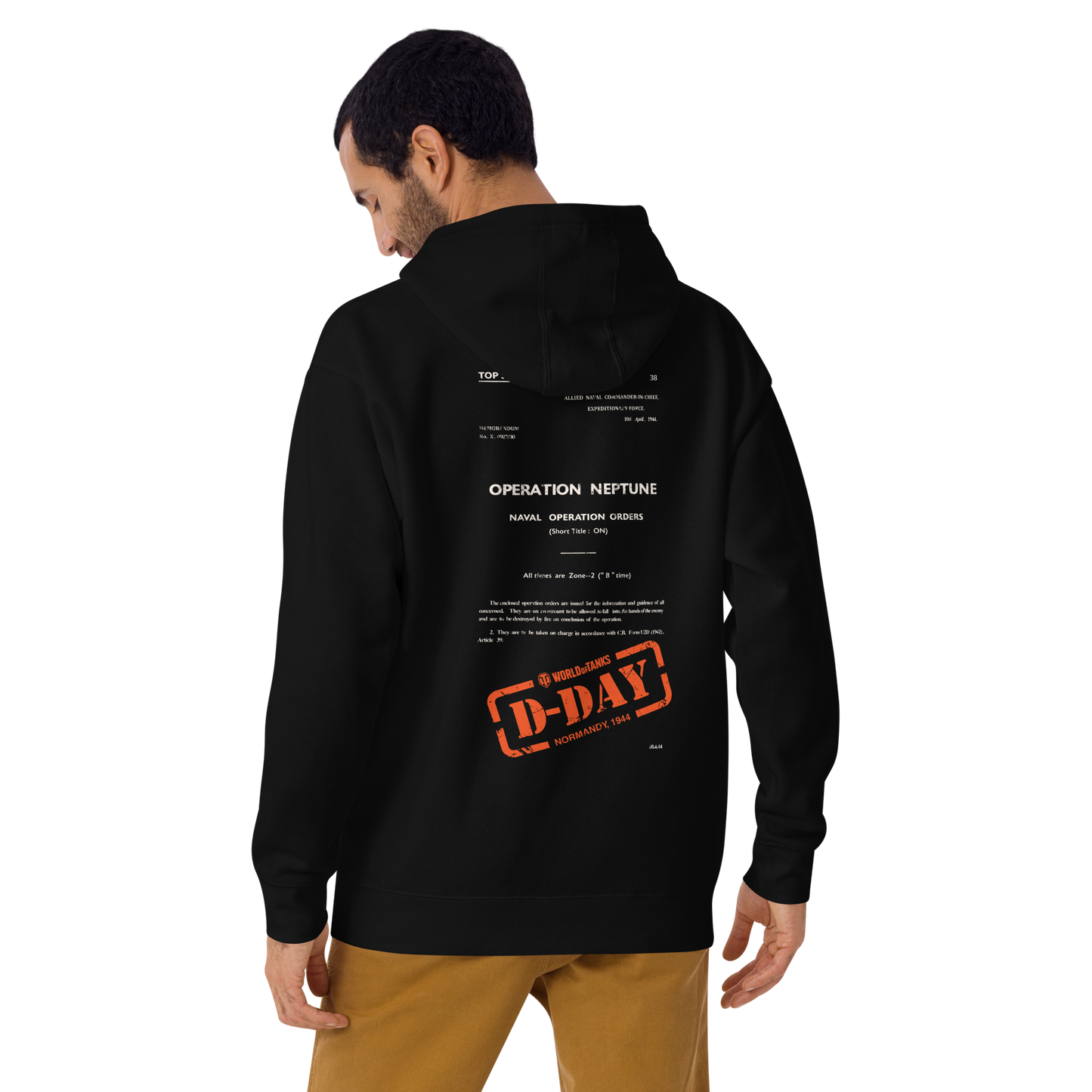 WoT D-Day 2024 Top Secret Hoodie [ Black ]