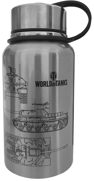 World of Tanks 650ml Thermos Silver
