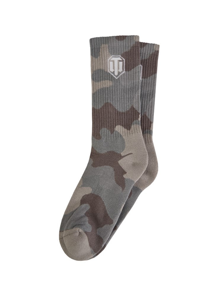 World of Tanks Socks Grey Camo